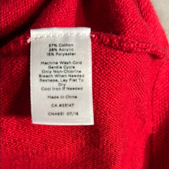 Talbots Red Midi Sweater Dress - Picture 7 of 11